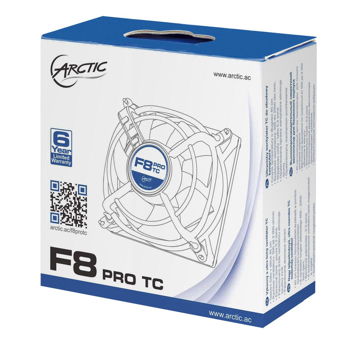 Arctic Cooling Arctic F8 Pro TC ventiliatorius (AFACO-08PT0-GBA01)