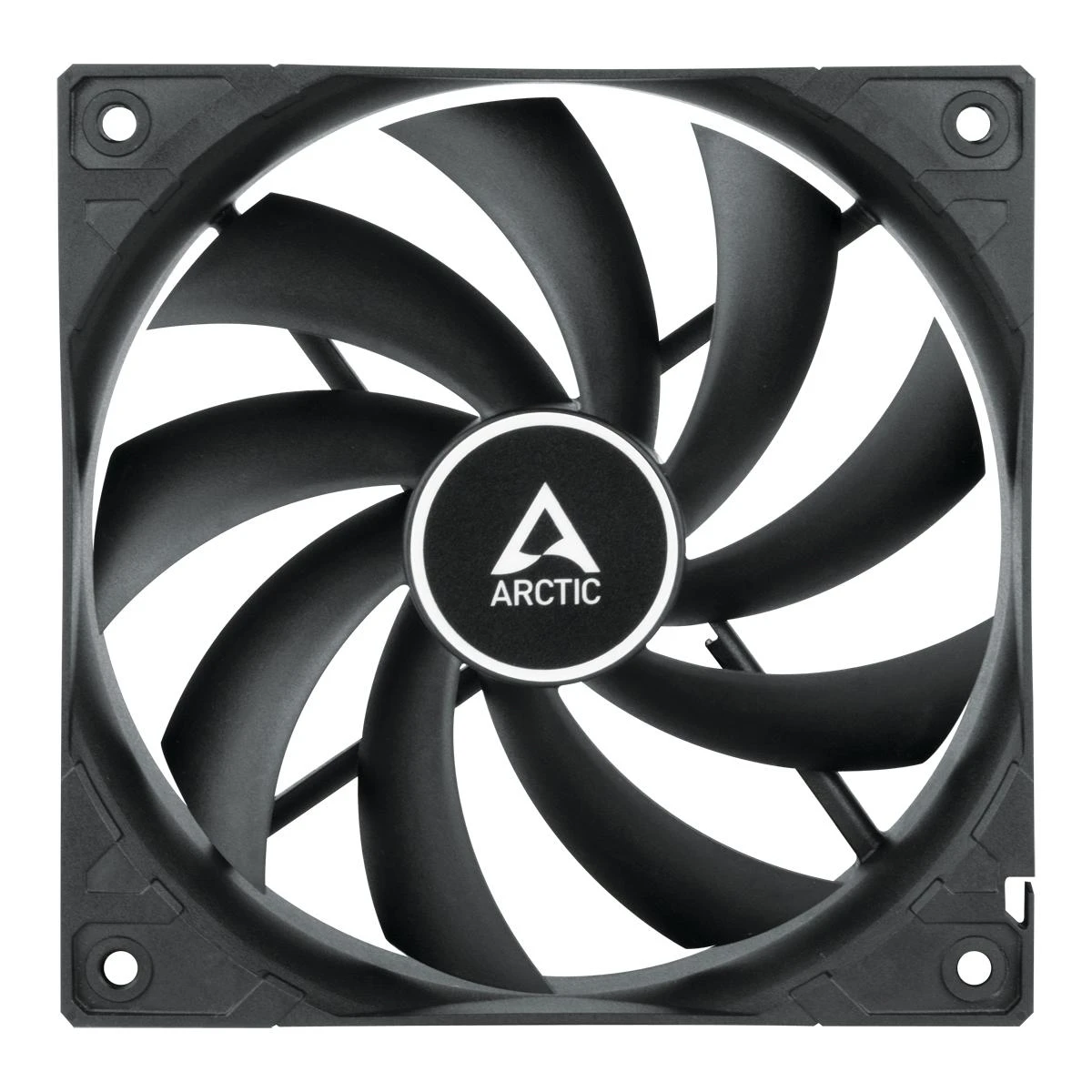 Arctic Cooling ARCTIC F12, 3-pin, 120mm, korpuso ventiliatoriai, juodi, 5 vnt.