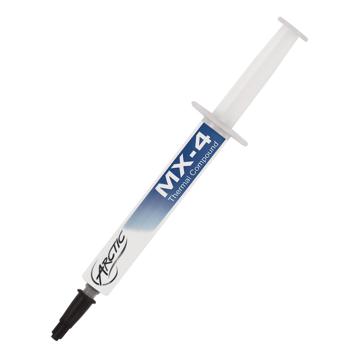 Arctic MX-4 (4 g) – didelio efektyvumo terminė pasta – 8,5 W/m·K – 2,5 g/cm³ – 4 g – 32 mm – 21 mm – 159 mm