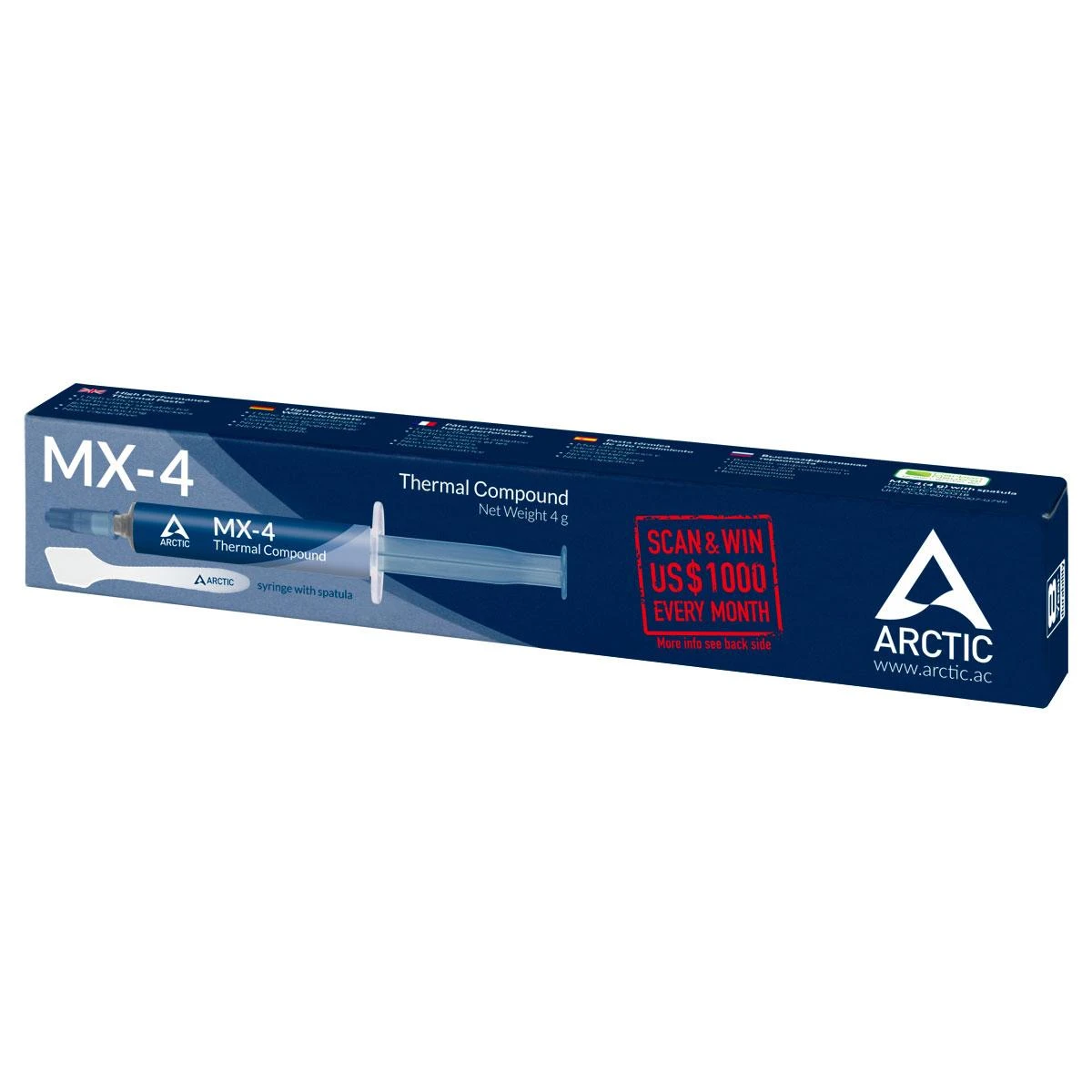 Termopasta ARCTIC MX-4, 4g, mėtų
