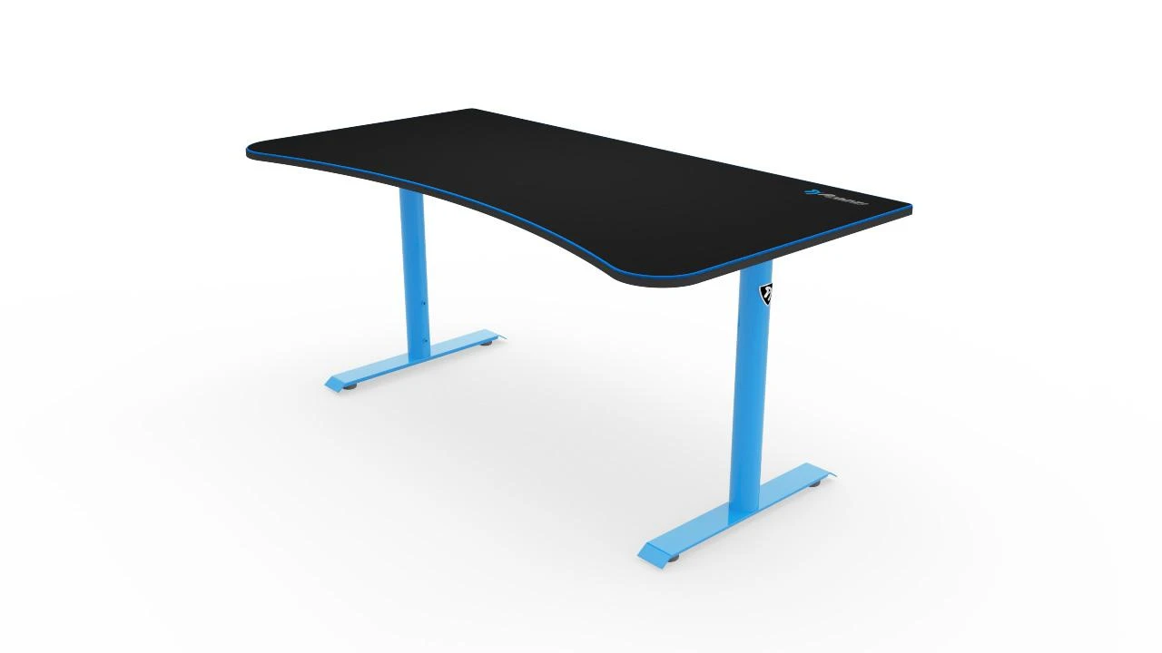 Žaidimų stalas Arozzi Arena Gaming Desk, Reguliuojamo aukščio 710-810mm, Mėlynas