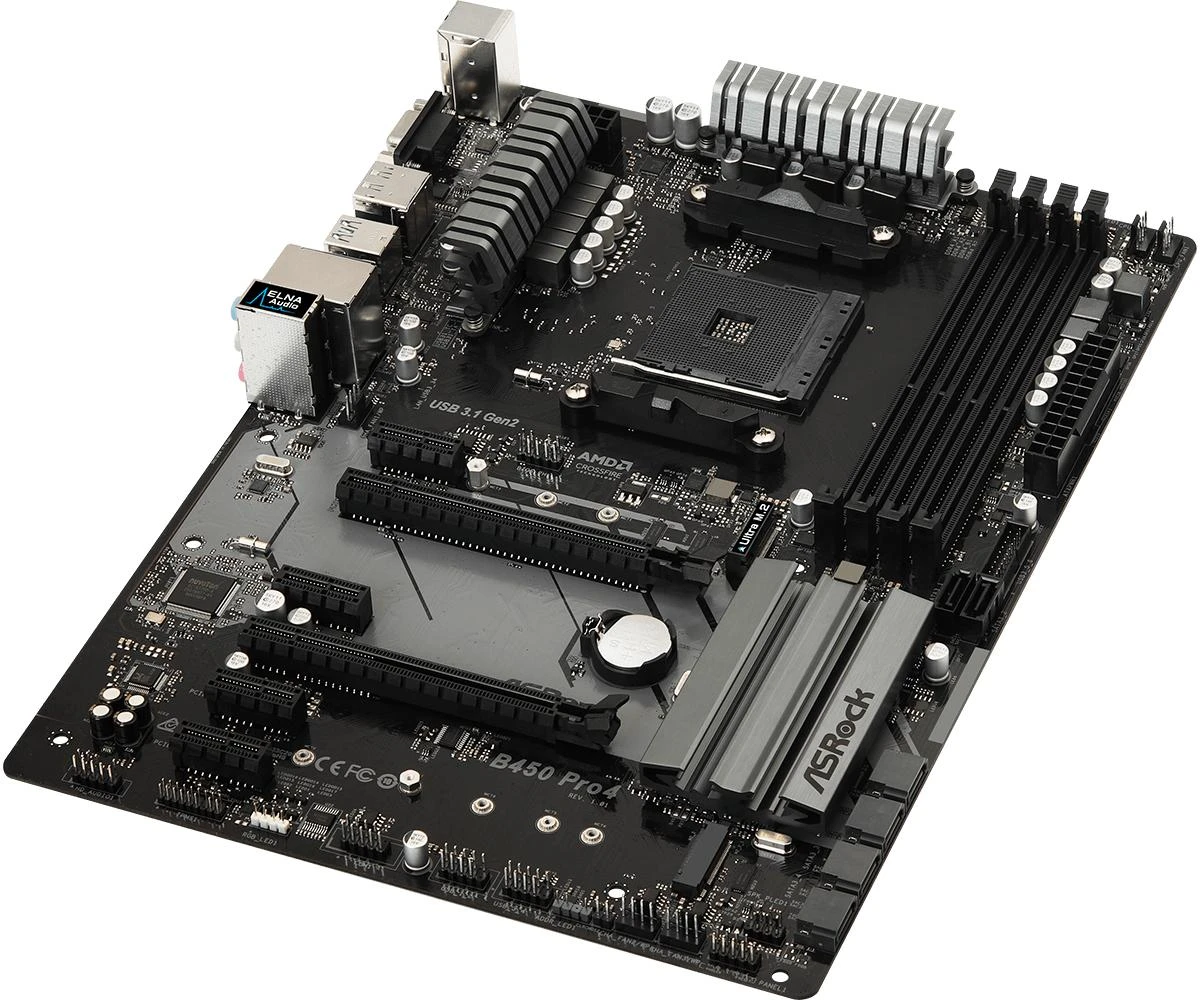 Pagrindinė plokštė ASROCK B450 Pro4