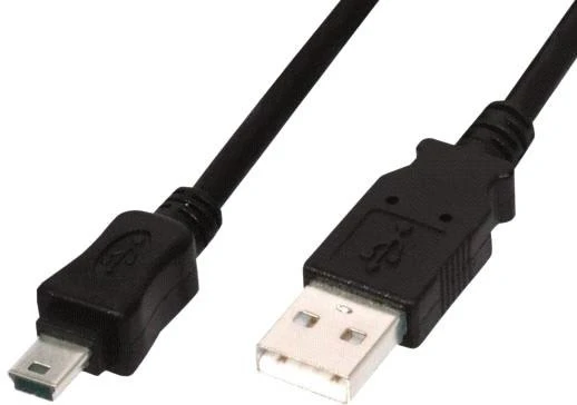 Assmann Electronic DIGITUS USB 2.0 jungties kabelis tipas A - mini B 5pin M/M 1.0m USB 2.0 conform bl