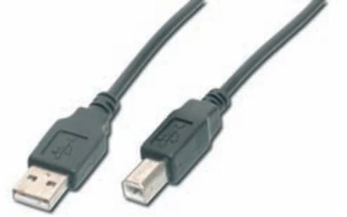 Assmann Electronic Kabelis USB 2.0 (A - B) juodas, 1.8m