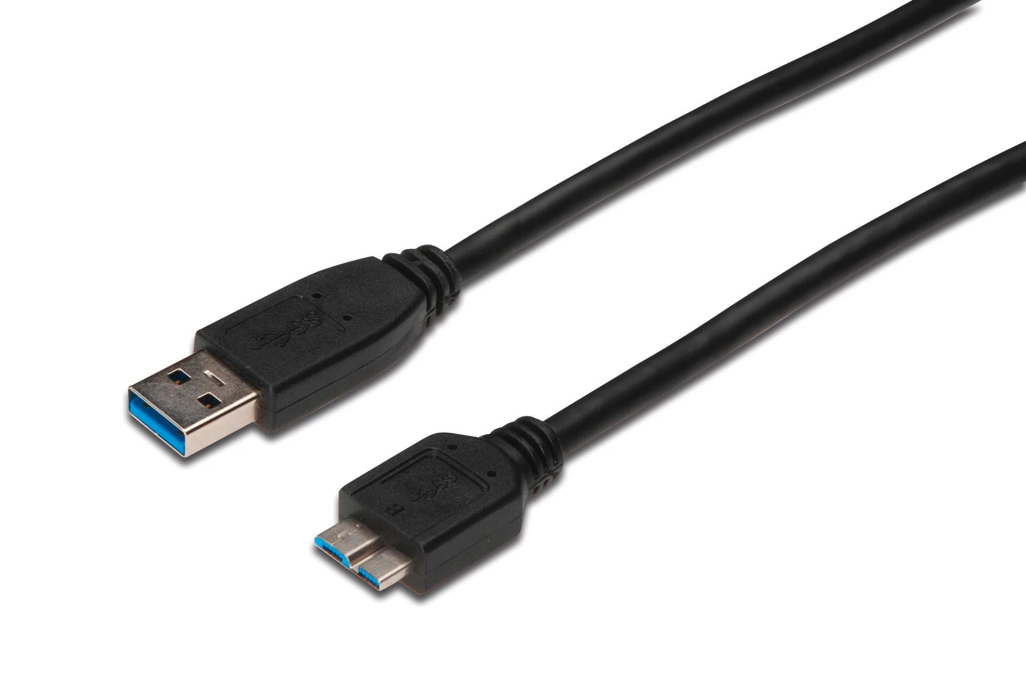 Assmann Electronic ASSMANN USB 3.0 jungties kabelis USB A - Micro USB B M/M 0.5m USB 3.0 atitinka bl