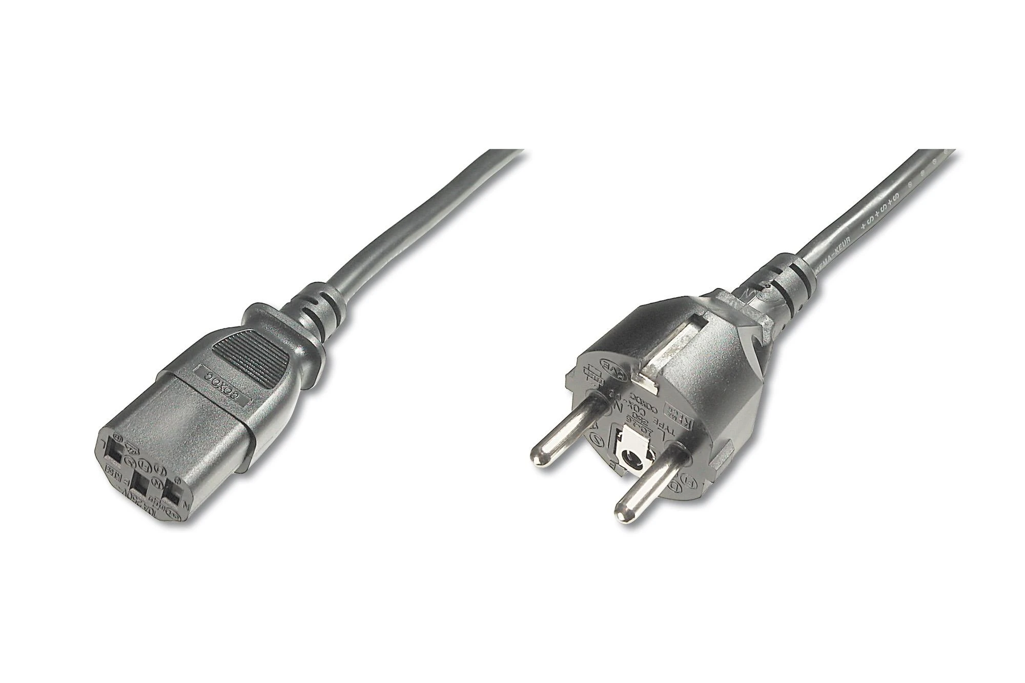 Assmann Electronic ASSMANN maitinimo laidas CEE 7/7 (Typ-F) - C13 M/F 1,2m H05VVF3G 0,75qmm bl