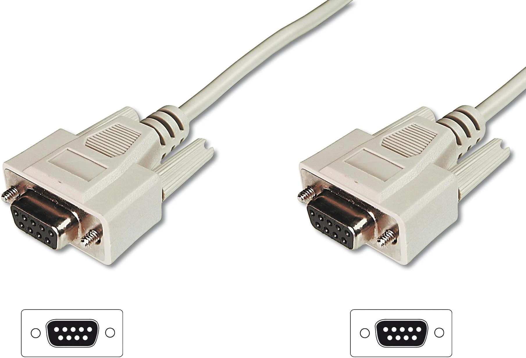Assmann Electronic ASSMANN duomenų perdavimo jungiamasis kabelis D-Sub9 F/F 2,0 m serijinis formuotas