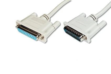 Assmann Electronic ASSMANN duomenų perdavimo ilgintuvas D-Sub25 M/F 5,0 m nuoseklus/lygiagrečiai suformuotas