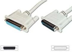 Digitus Assmann Electronic ASSMANN duomenų perdavimo ilgintuvas D-Sub25 M/F 10,0 m nuoseklus/lygiagrečiai suformuotas