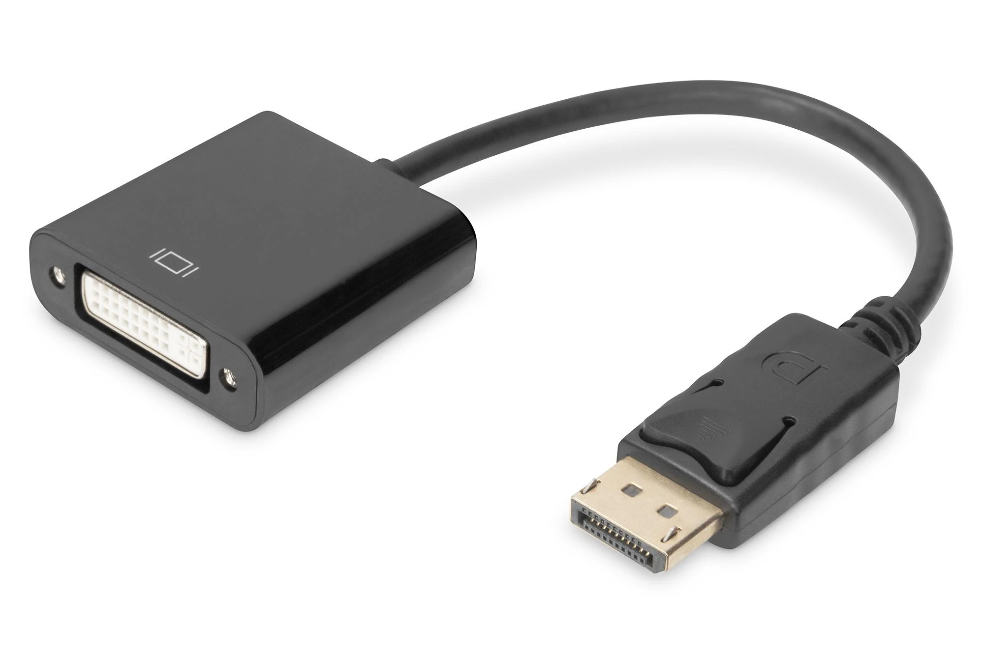 Assmann Electronic DIGITUS adapterio kabelio ekranasPrievadas DVI-I M/F 0,15 m AWG28 2x ekranuotas