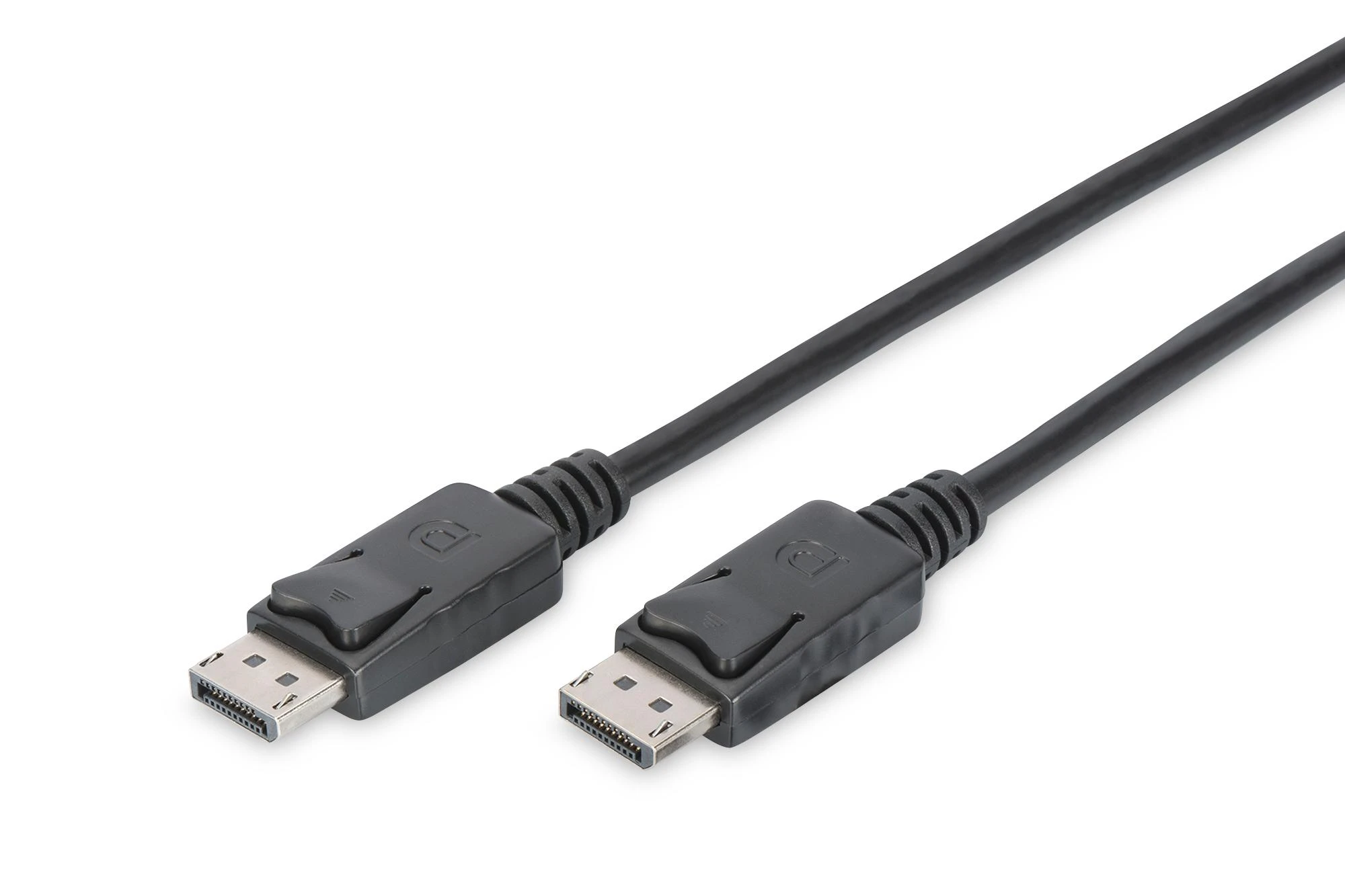 DisplayPort 1.2a laidas su fiksatoriais