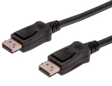 DisplayPort 3m kabelis su fiksavimo jungtimis
