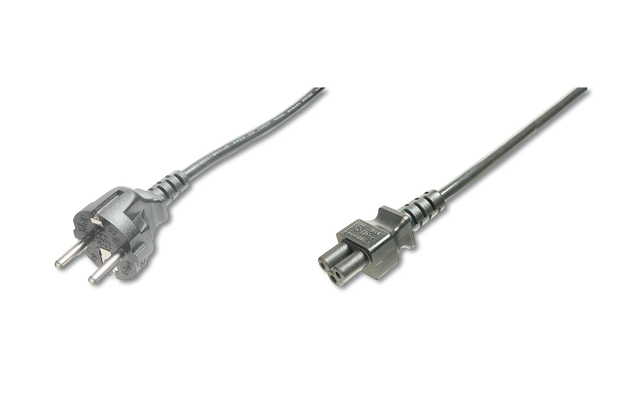Digitus ASSMANN Maitinimo kabelis, Schuko – C5, IBM, Compaq nešiojamiesiems kompiuteriams, 1,2 m, AK-440115-012-S