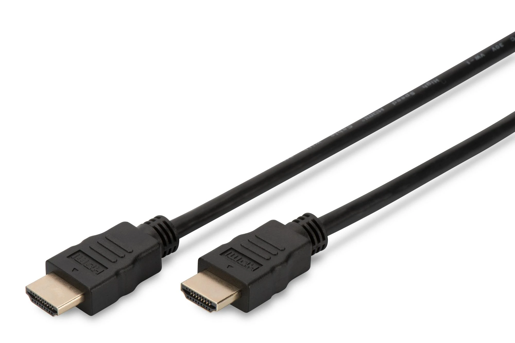 Juodas 3 metrų HDMI kabelis su A tipo jungtimis