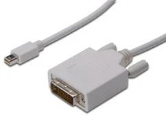 DisplayPort į DVI adapterio kabelis 2m baltas