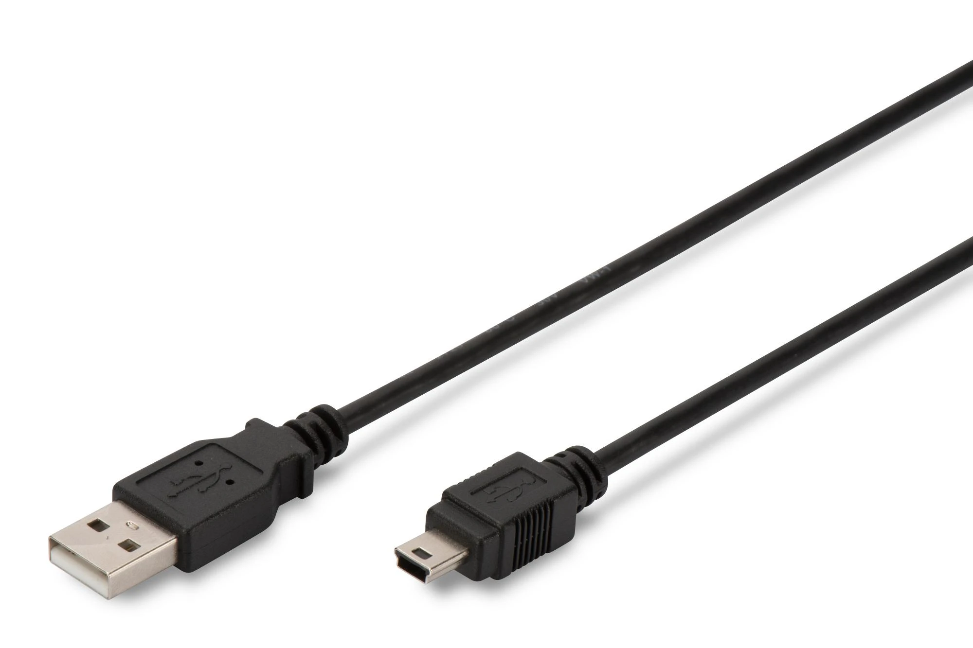 Assmann Electronic DIGITUS USB 2.0 jungties kabelis tipas A - mini B 5pin M/M 1.0m USB 2.0 conform bl
