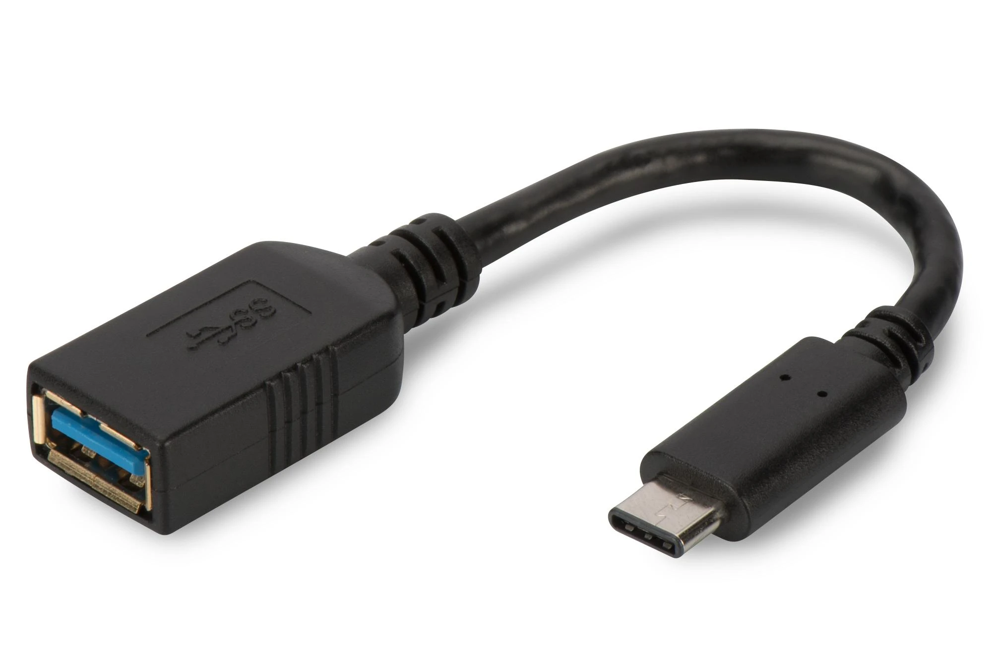 Assmann Electronic DIGITUS USB Type-C adapterio laidas OTG tipas C - A M/F 0 15m Super Speed bl