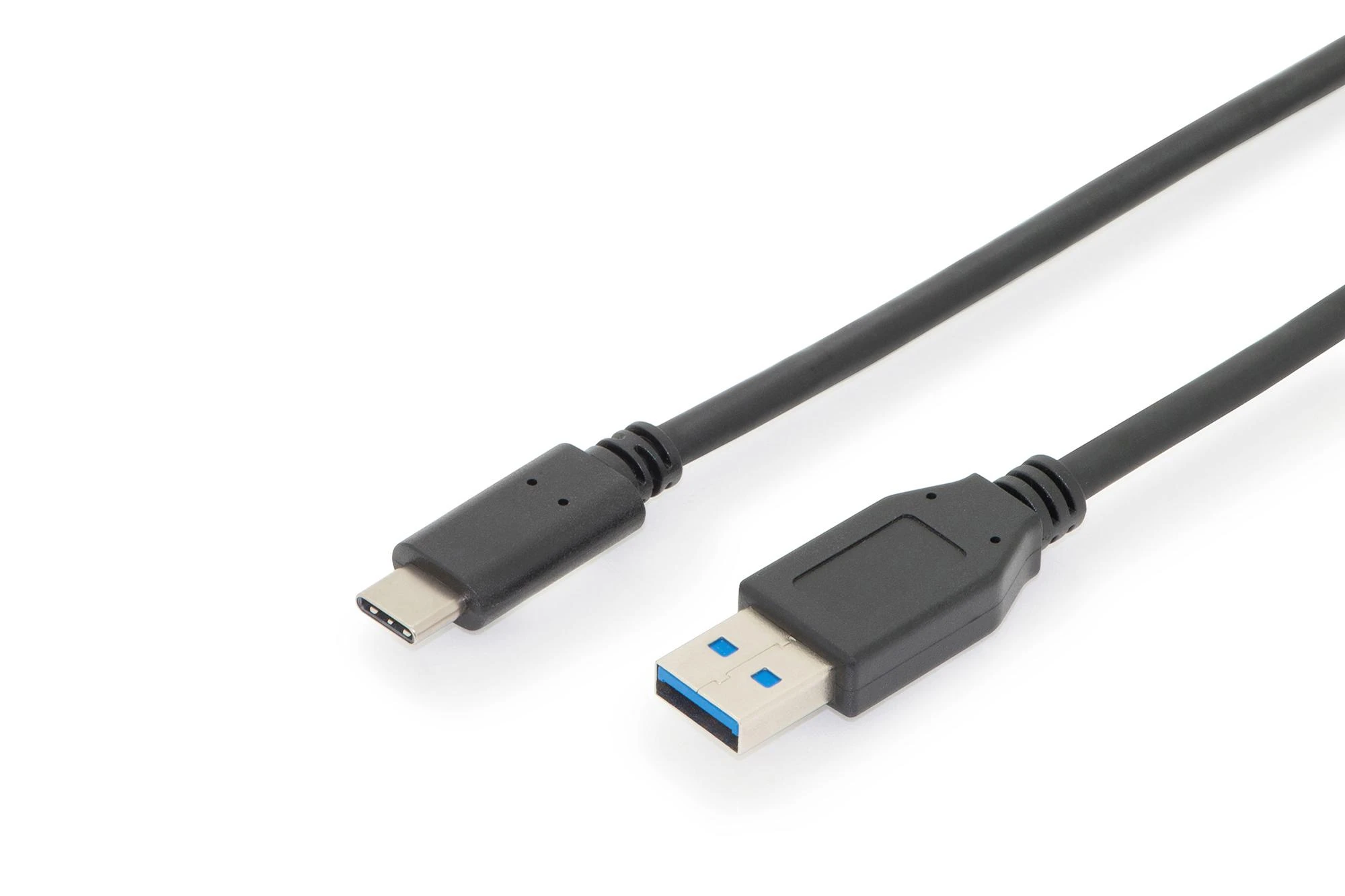 Assmann Electronic ASSMANN USB Type-C jungiamasis kabelis Type C iki AM/M 1,0m visas funkcijas Gen2 3A 10GB 3.1 Version CE bl