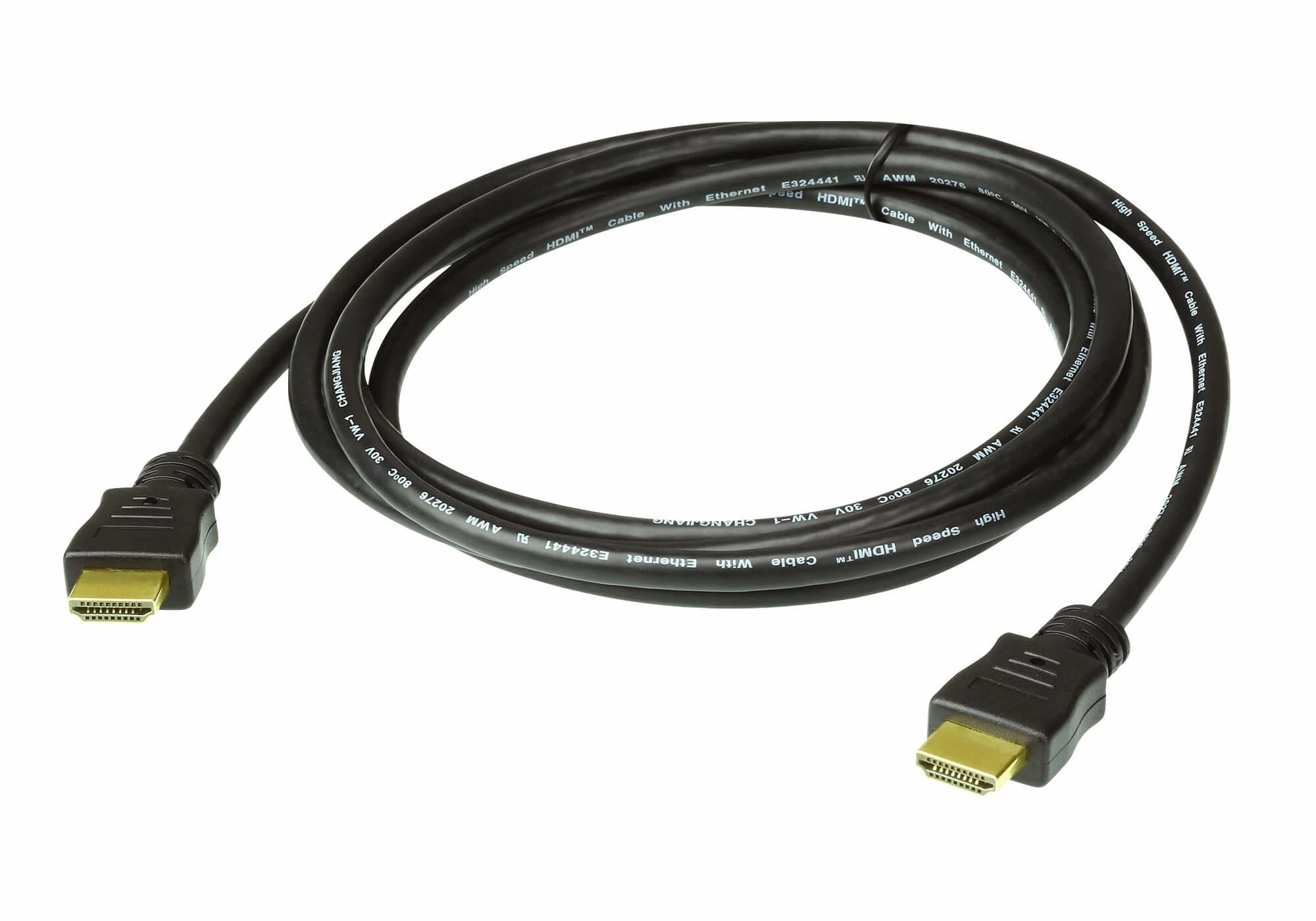 Aten Didelės spartos HDMI2.0 1m Ethernet kabelis