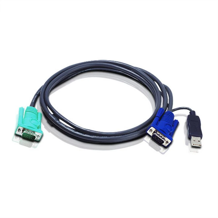 SECOMP ATEN 2L-5201U KVM kabelis VGA USB 1,2 m 47 colių