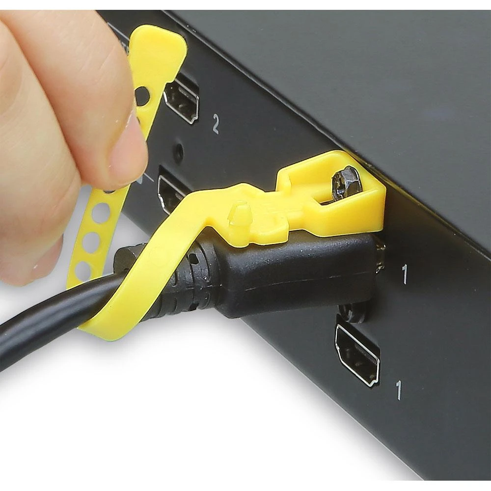 Aten LockPro lankstus geltonas HDMI fiksatorius