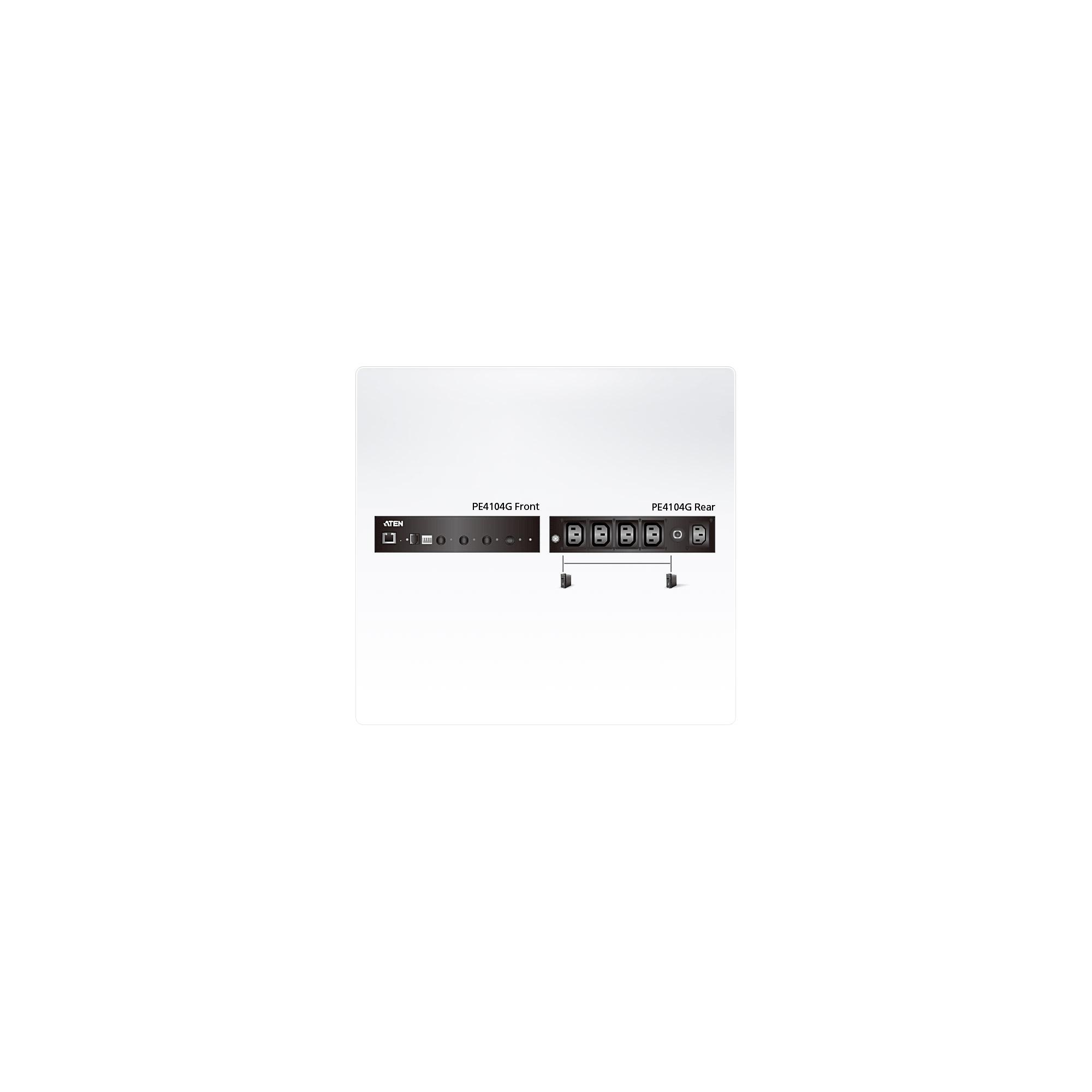 Aten 4-Outlet 1U Half-Rack eco | Aten