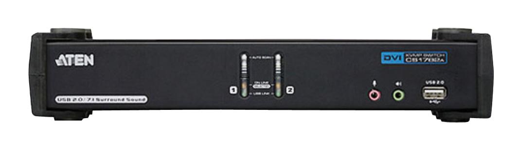 Aten USB DVI Dual Link / CH7.1 garso KVMP jungiklis CS1782A