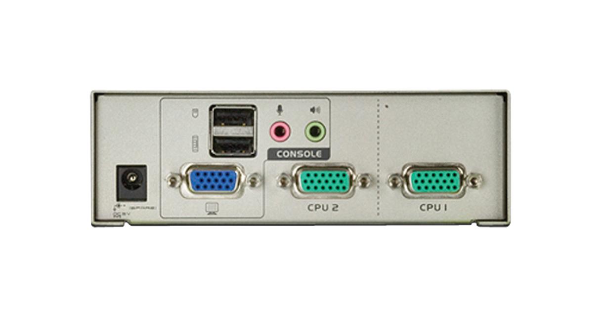 Aten ATEN CS72U jungiklis 2 USB prievadas KVM Audio - 14016313