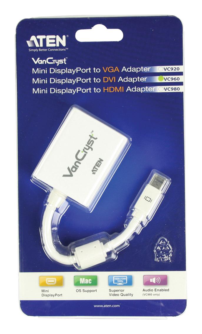 ATEN Mini DisplayPort į DVI konverteris
