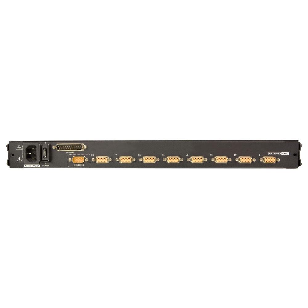 ATEN CL5708N-ATA-AG ATEN KVM 8 prievadų LCD 19 + baidarių lenta + jutiklinė plokštė USB-PS/2
