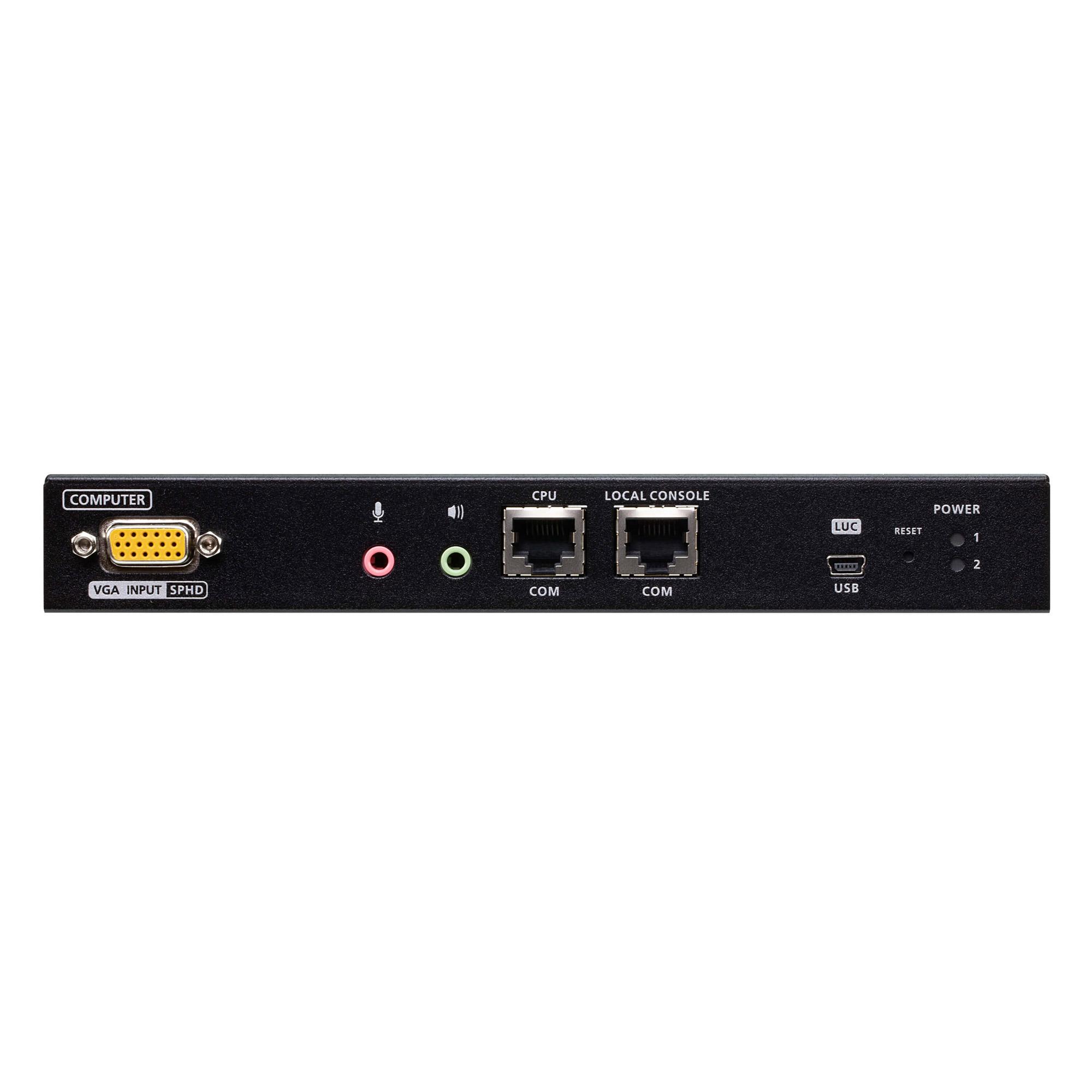 Aten | 1-Vietinė / nuotolinė bendrinimo prieiga vieno prievado VGA KVM per IP jungiklis | CN9000 | Garantija 24 mėn.