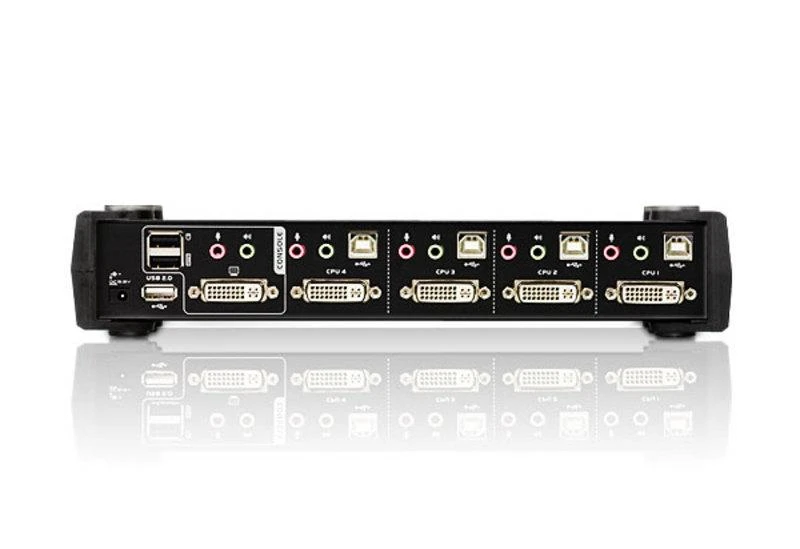 Aten 4-port USB DVI Dual Link/Audio KVMP jungiklis | Aten | 4 prievadų USB DVI dviejų jungčių / garso KVMP™ jungiklis