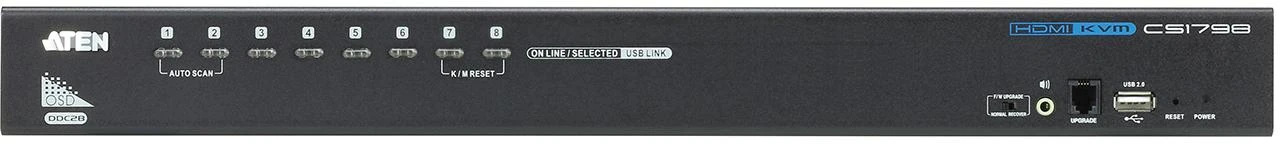 ATEN CS1798-AT-G ATEN CS1798 8 prievadų USB HDMI KVM jungiklis