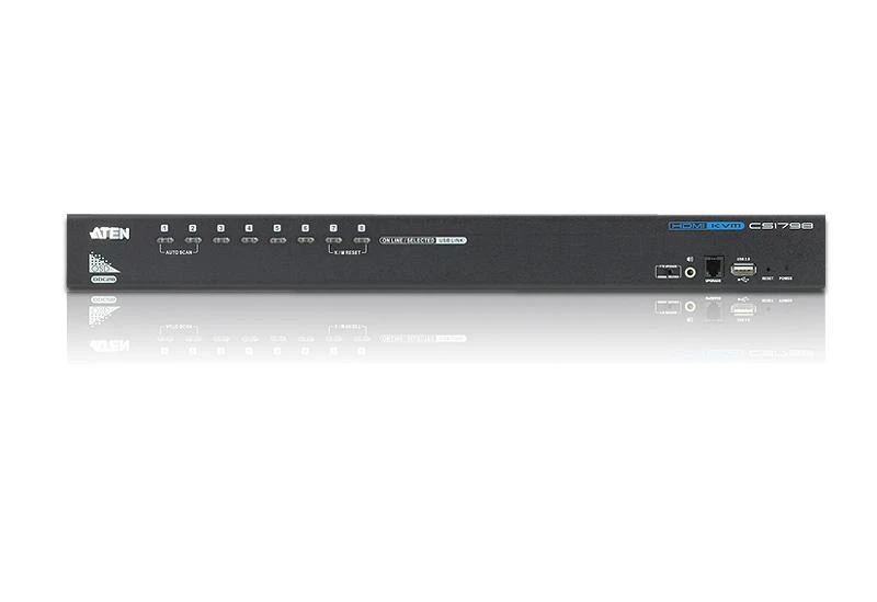 ATEN CS1798-AT-G ATEN CS1798 8 prievadų USB HDMI KVM jungiklis