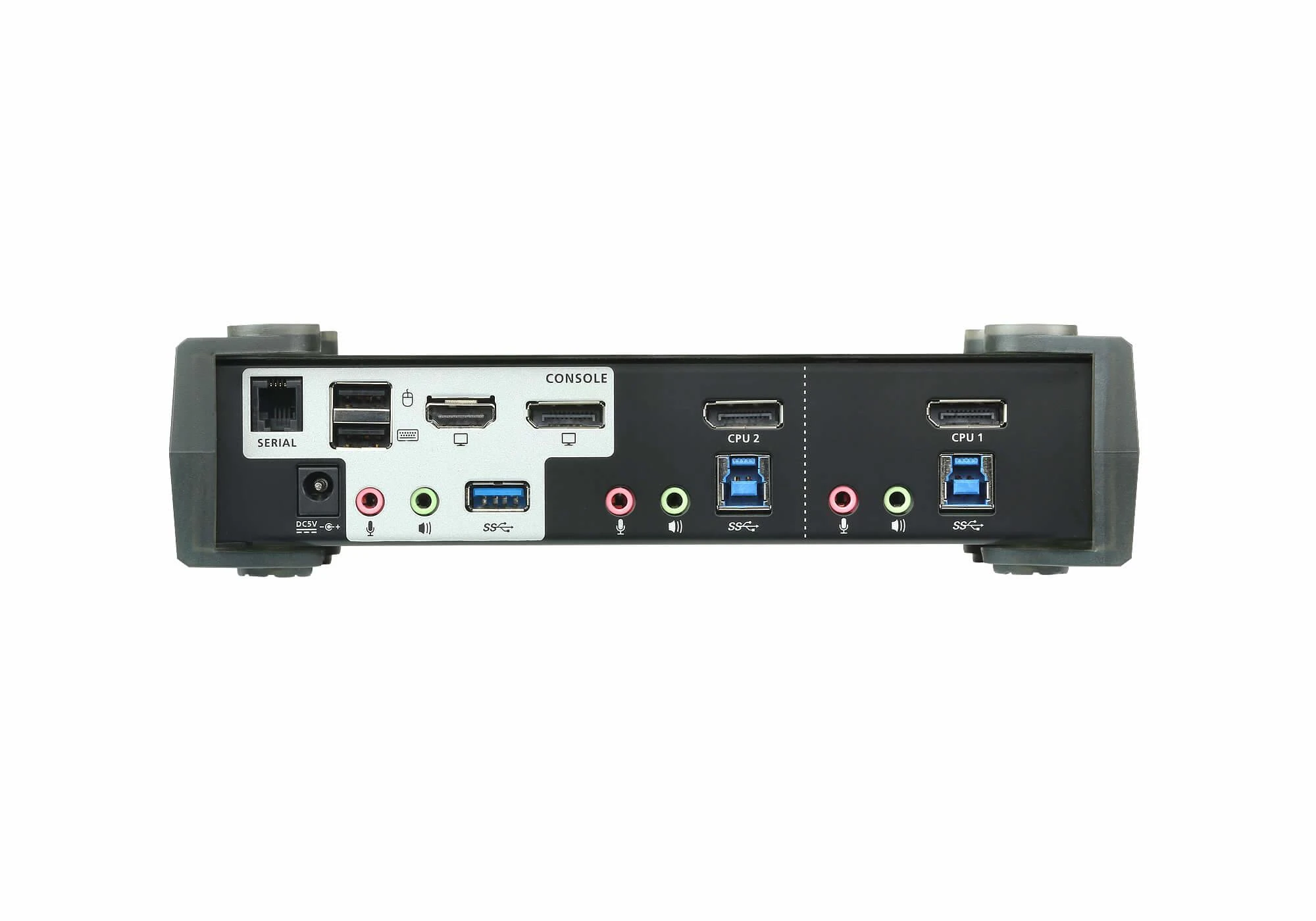ATEN CS1922M 2 prievadų USB3.0 4K DisplayPort KVMP jungiklis su įmontuotu MST šakotuvu
