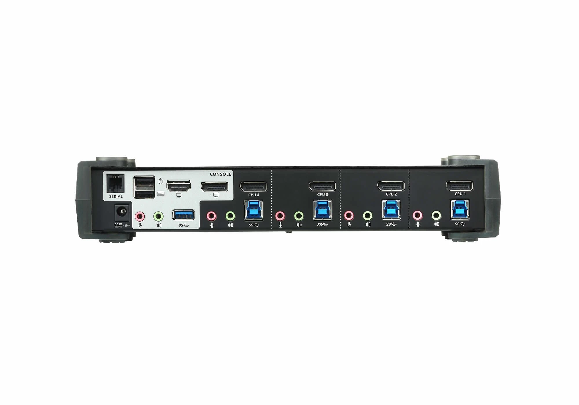 ATEN CS1924M 4 prievadų USB3.0 4K DisplayPort KVMP jungiklis su įmontuotu MST šakotuvu