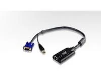 Aten USB VGA Virtual Media KVM Adapteris | Aten | Adapteriai | USB VGA virtualios laikmenos KVM adapteris | 1 x RJ-45 Moteris, 1 x A tipo USB vyris 1 x HDB-15 Vyras