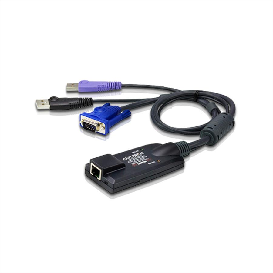 Jungiklis Aten ATEN KA7177 USB VGA Cat5 modulis, CReader, VM