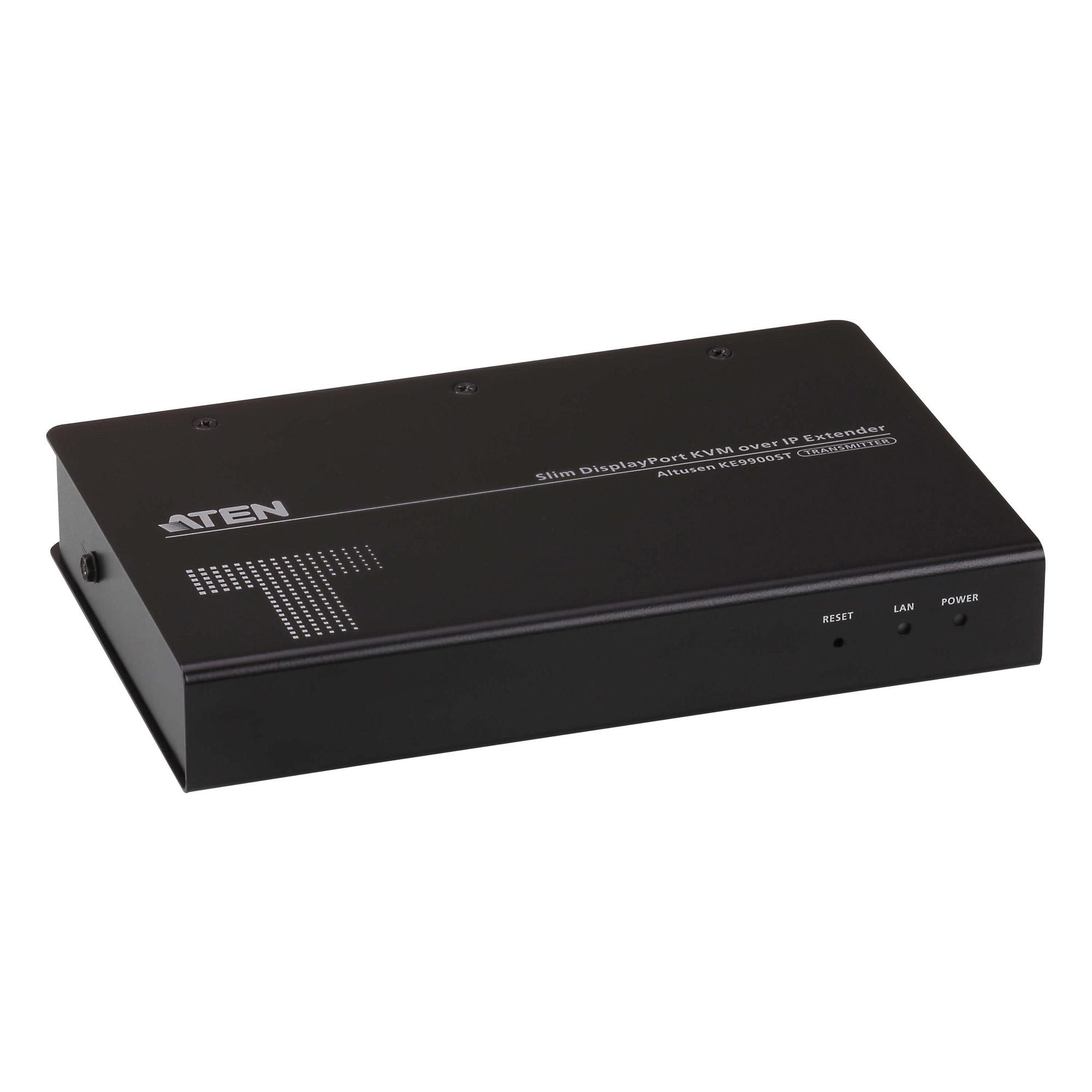 Przełącznik Aten ATEN KE9900ST Slim DisplayPort Single Ekranas KVM per IP siųstuvas