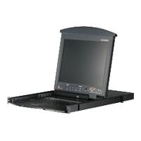 Aten | 8 prievadų Cat 5 dviejų bėgelių 19" LCD KVM komutatorius su Daisy Chain prievadu | KL1508AN-AXA-AG | 1 x USB A tipo lizdas