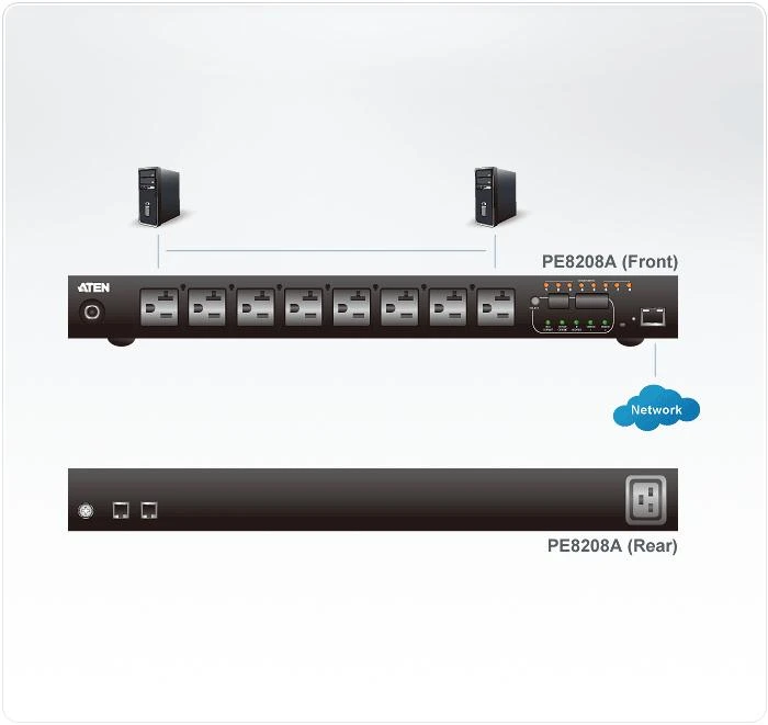 Aten PE8208G 16A 8-Outlet SW PDU | Aten