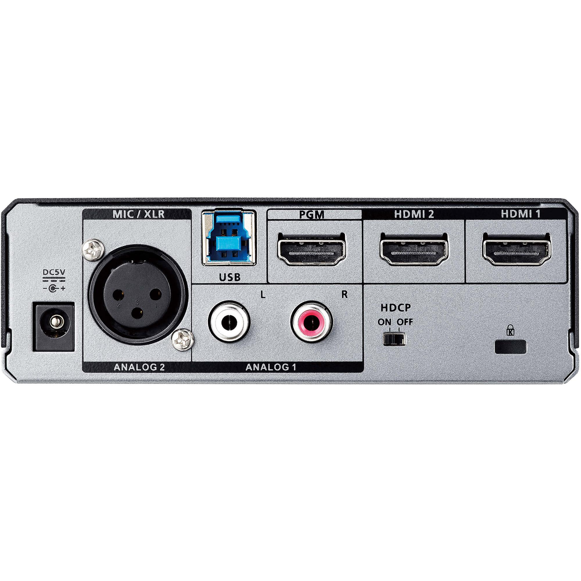 Aten | Dvi HDMI ir USB-C UVC vaizdo fiksavimas | Camlive Pro