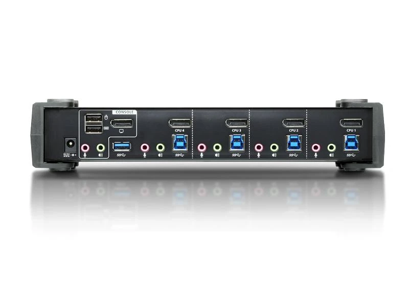 ATEN CS1924-AT-G ATEN CS1924 4 prievadų USB 3.0 4K DisplayPort KVMP jungiklis