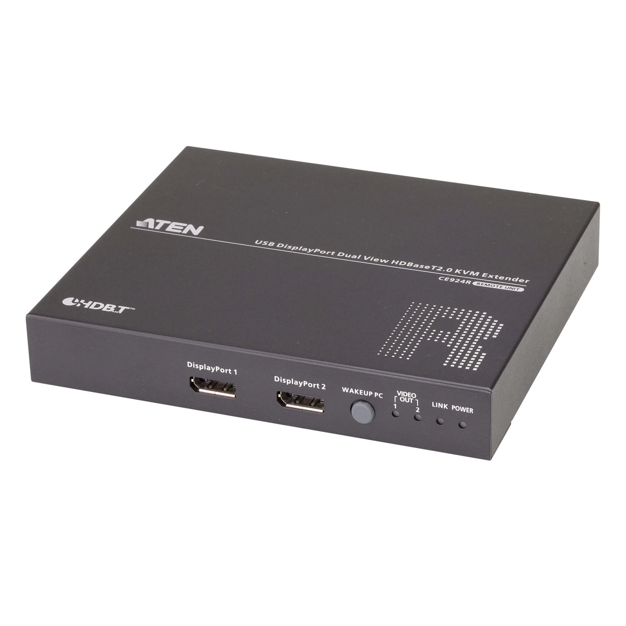 Aten CE924 USB DisplayPort Dual View HDBaseT 2.0 KVM plėstuvas, 4K@100m vienam vaizdui | Aten | USB DisplayPort Dual View HDBaseT 2.0 KVM plėstuvas, 4K@100m vienam vaizdui | CE924-AT-G