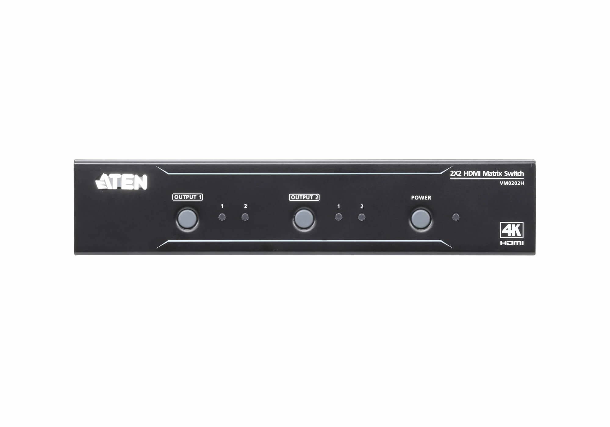 Šakotuvas Atėnai | 2x2 4K HDMI matricos jungiklis | VM0202H | Garantija 36 mėn.