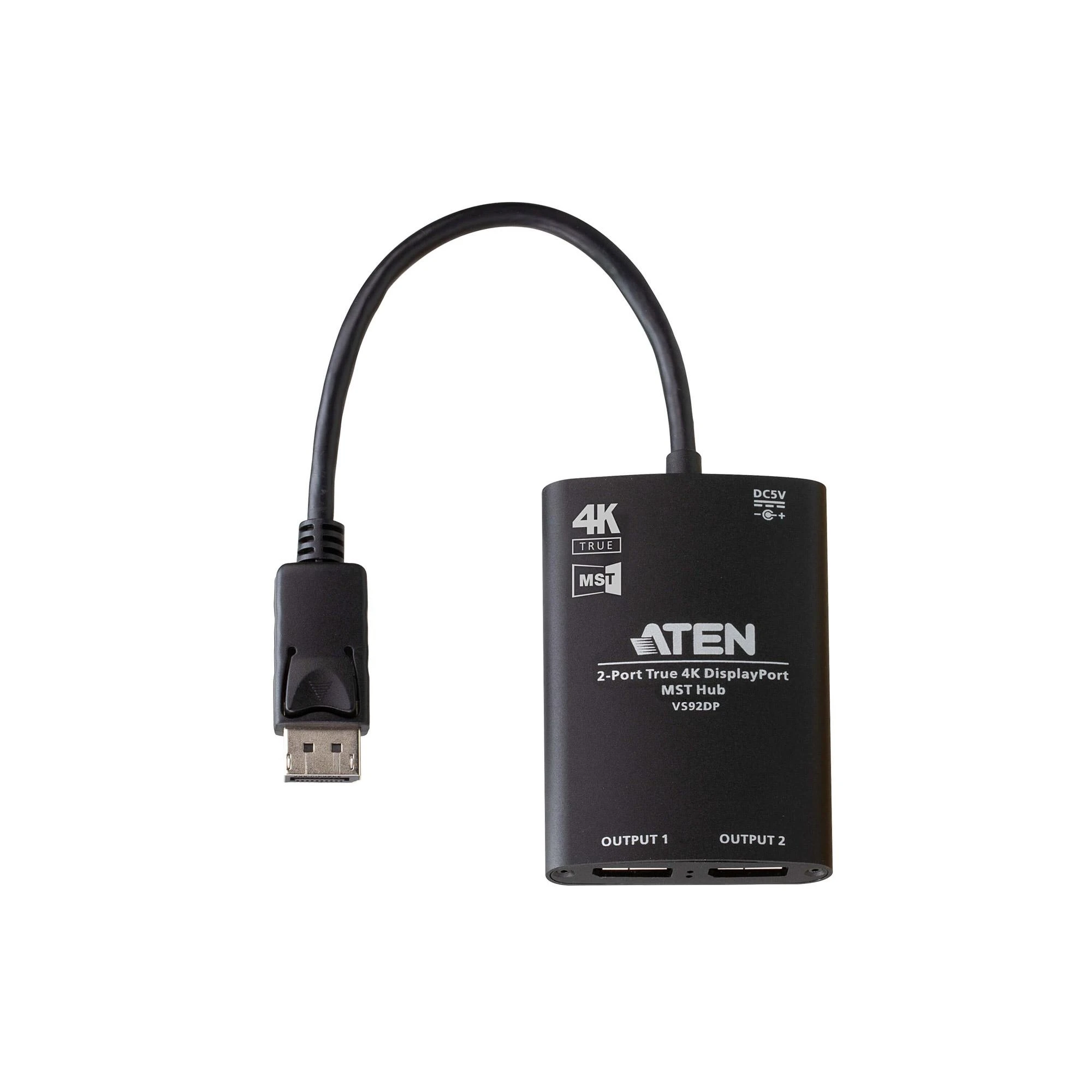 Aten | DisplayPort į 2 DisplayPort | VS92DP-AT | DP į DP