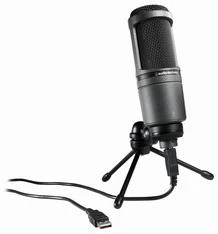 Studijinis Kondensatorinis Mikrofonas Audio-Technica AT2020