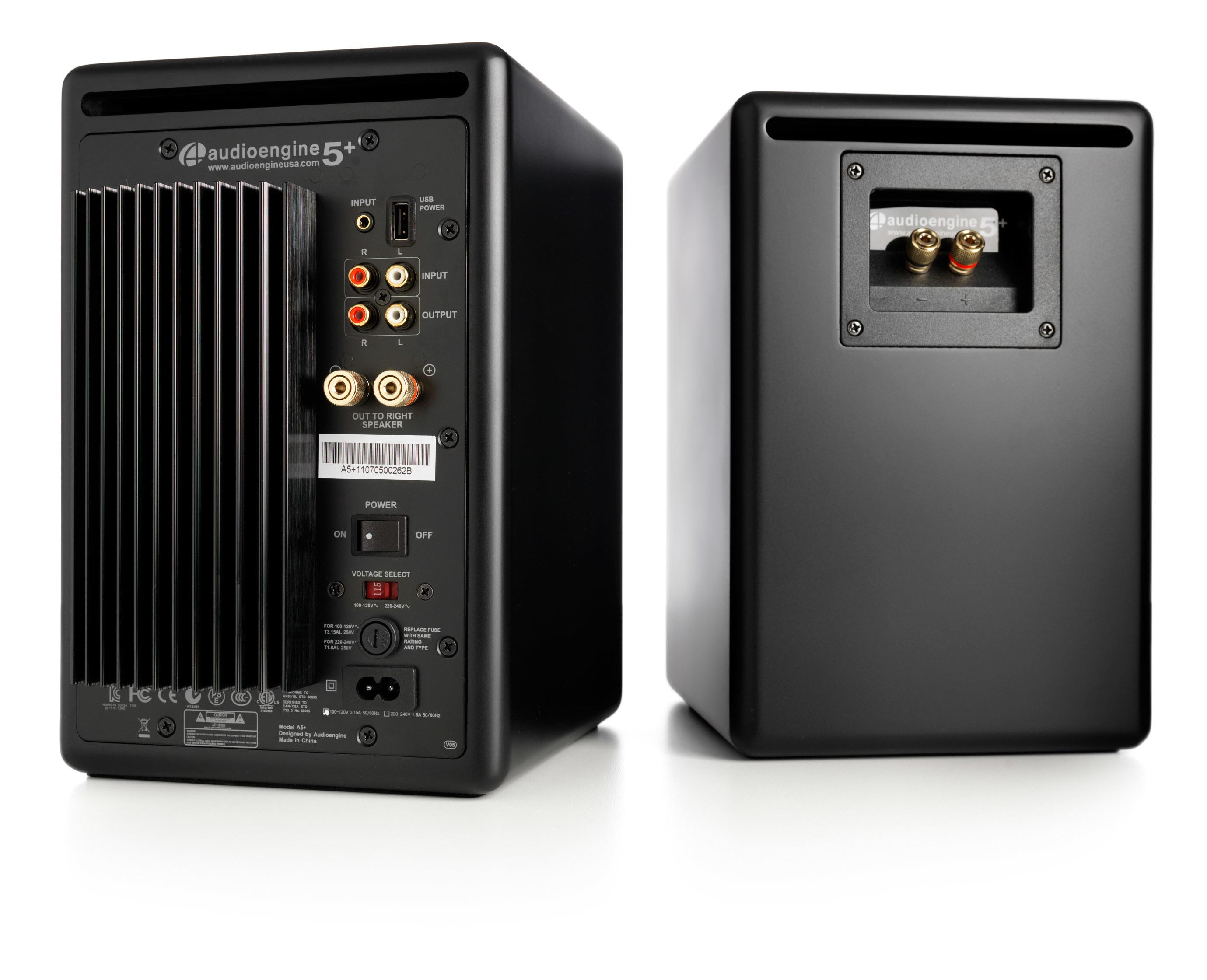 Kompiuterio kolonėlės AudioEngine A5+ 100 W kolonėlė, Juodos spalvos