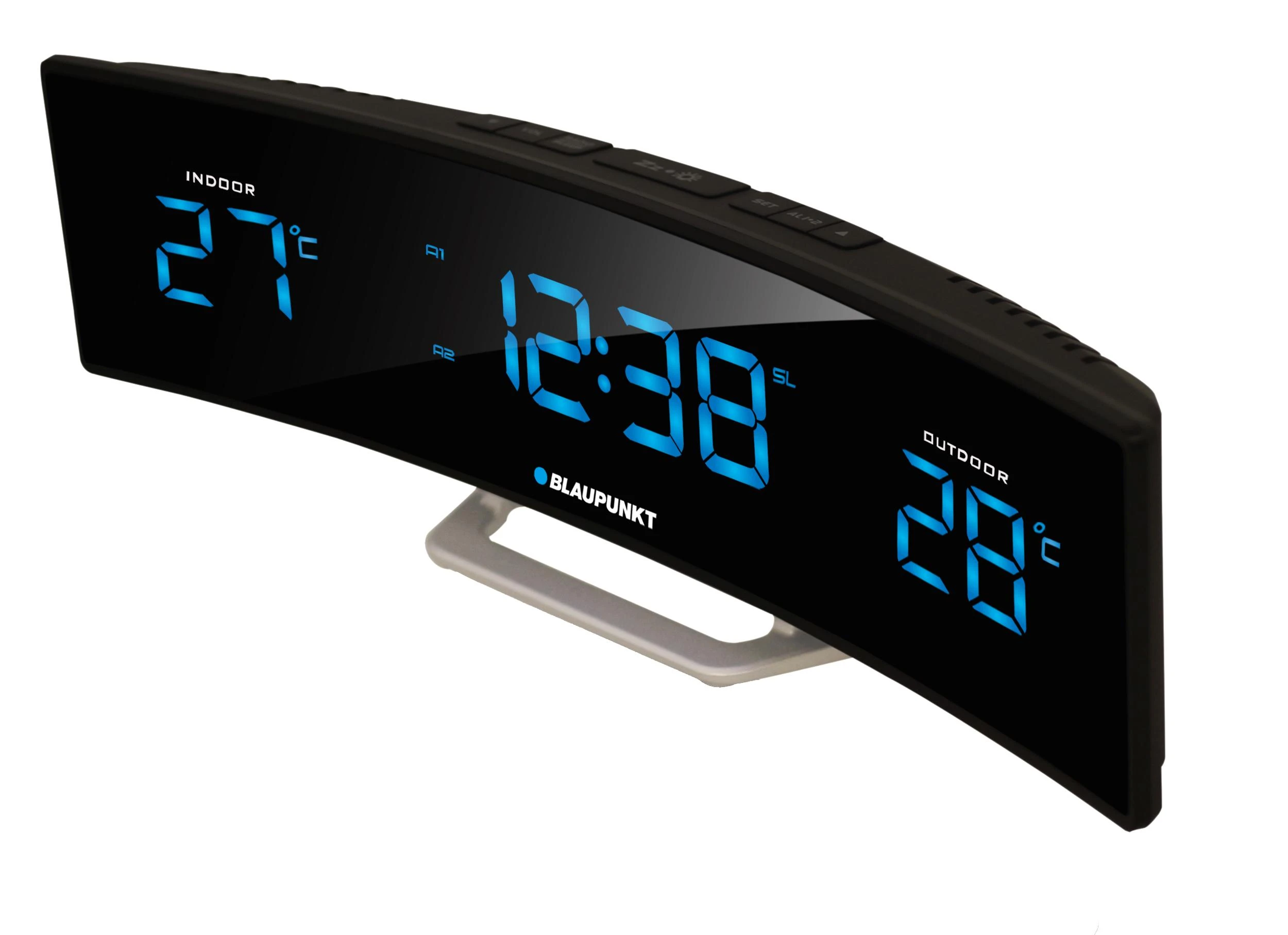 Laikrodis Radijas Blaupunkt CR12BK, FM PLL, temperatūros įėjimas/išėjimas | juodas