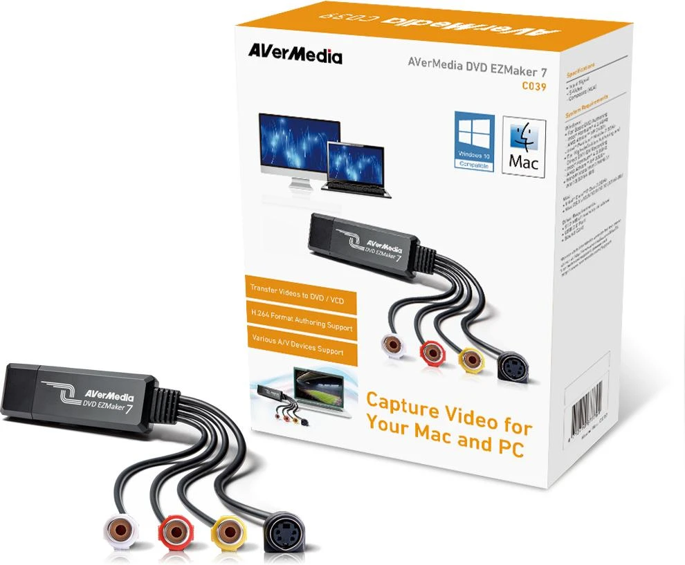 AVerMedia Rejestrator Obrazu (Video Grabber) DVD EZMaker 7 USB